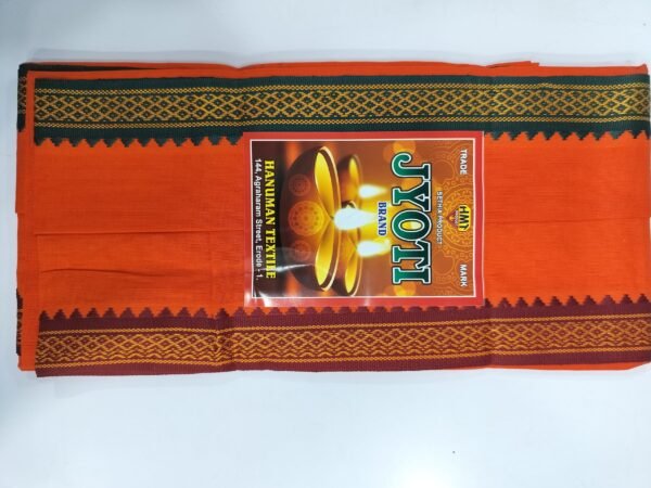Gamcha HMT Jyoti Red Fenta (Kesari) - Image 2