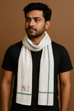 Gamcha Chouka Dimpal (White)