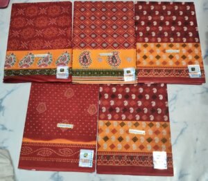 Cotton Saree Rajasthan Resham Chundri