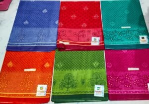 Cotton Saree Rajasthan Mumal Cotton