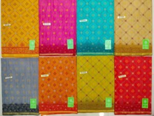 Cotton Saree Outlook Opa Bandhej