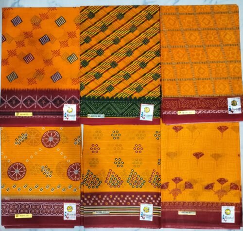 Cotton Saree Rajaram Anushka Gold