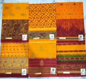 Cotton Saree Rajaram Anupama Gold