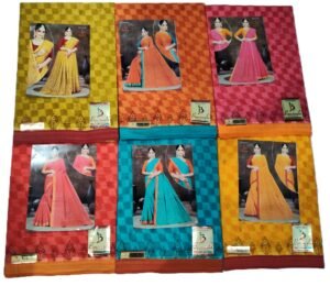 Cotton Saree Bansiwala Mudra Gold