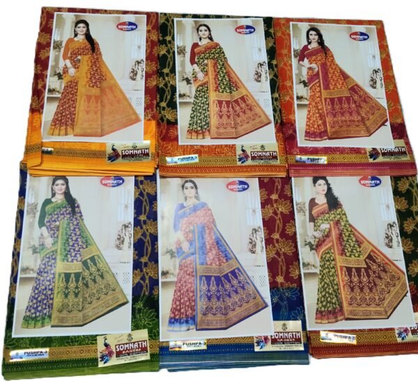 Cotton Saree Somnath Pushpa-3