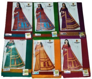 Cotton Saree Chhajer Royal Touch
