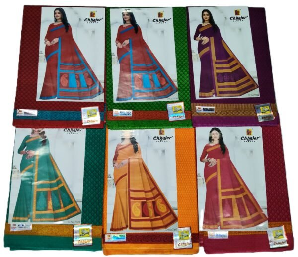 Cotton Saree Chhajer Royal Touch