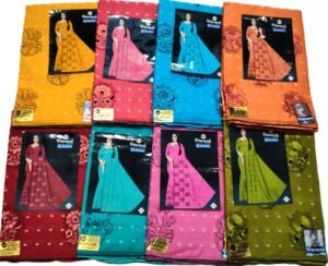 Cotton Saree Vishwaprem Gulmohar