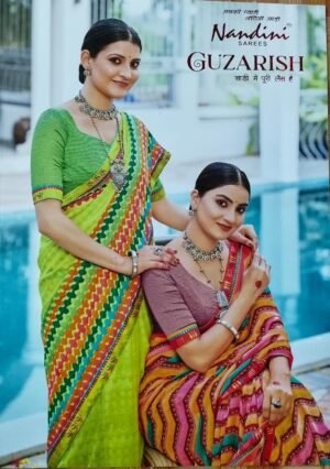 Synthetic Saree Nandini Guzarish