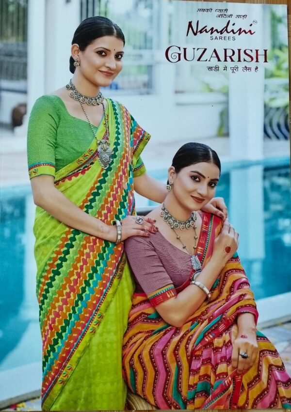 Synthetic Saree Nandini Guzarish