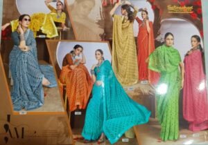 Synthetic Saree Satvachan Dolly