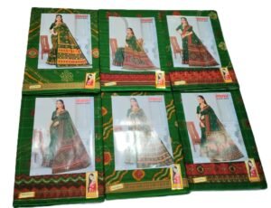 Cotton Saree Minu Hariyali Monsoon