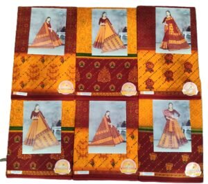 Cotton Saree Akira Flower Chunri