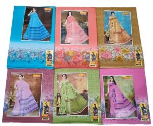 Cotton Saree Minu Flora