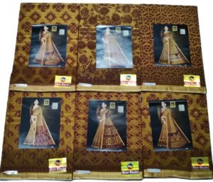 Cotton Saree Shiv Shakti Chiku Gadhwal