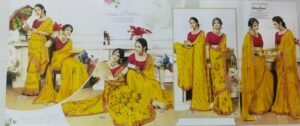 Synthetic Saree Nandini Raghani