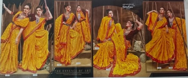 Synthetic Saree Nandini Govind Devji