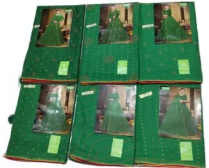 Cotton Saree Outlook Sona Green