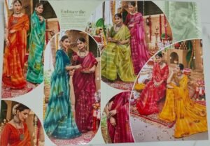 Synthetic Saree Satvachan Gangubai
