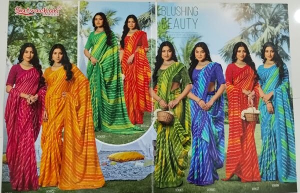 Synthetic Saree Satvachan Niharika