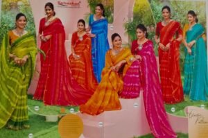 Synthetic Saree Satvachan Chitra