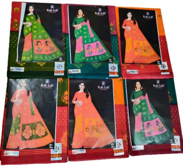 Cotton Saree Ridhi Sidhi Patang