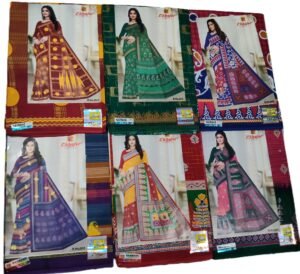 Cotton Saree Chhajer Navrang