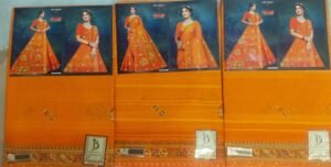Cotton Saree Bansiwala Matka Cotton (Gold)