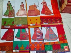 Cotton Saree Bhagwan BolBala