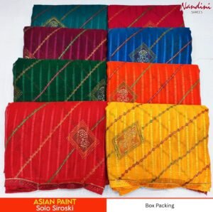 Synthetic Saree Nandini Asian Paint