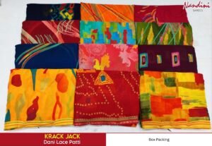 Synthetic Saree Nandini Krack Jack