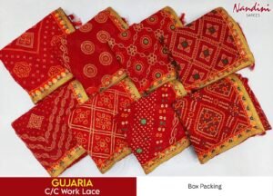 Synthetic Saree Nandini Gujaria