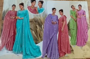 Synthetic Saree Satvachan Janam Din