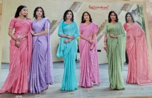 Synthetic Saree Satvachan Jodha Akbar