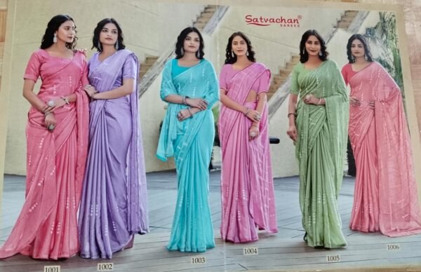 Synthetic Saree Satvachan Jodha Akbar