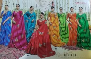 Synthetic Saree Satvachan Colgate