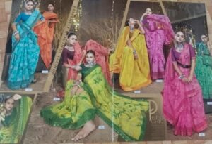 Synthetic Saree Satvachan Twin Tower