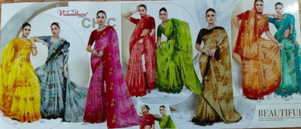 Synthetic Saree Vasundhara Peacock - Image 2