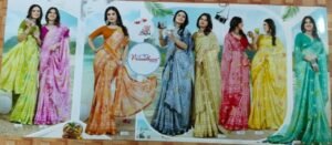 Synthetic Saree Vasundhara Golden Pari