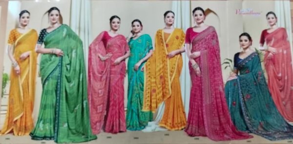 Synthetic Saree Vasundhara Bagicha