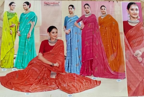 Synthetic Saree Satvachan Safari