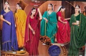 Synthetic Saree Nandini Devraj