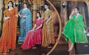 Synthetic Saree Nandini Chupke Chupke