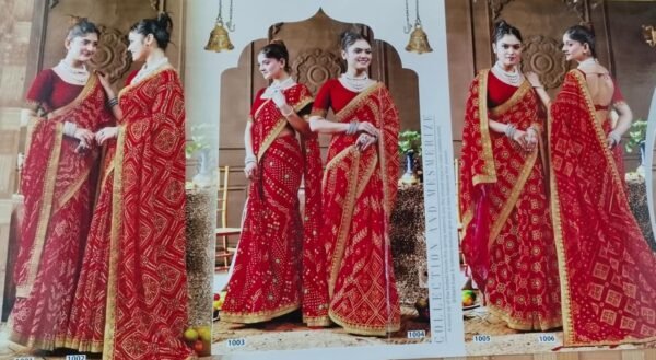 Synthetic Saree Nandini Gujaria - Image 2