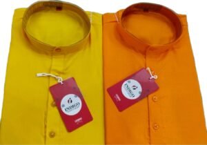 Kurta Smart Cotton Indigo Plain