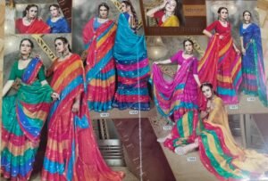 Synthetic Saree Satvachan Nach Punjaban
