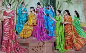 Synthetic Saree Paathshaala Goa
