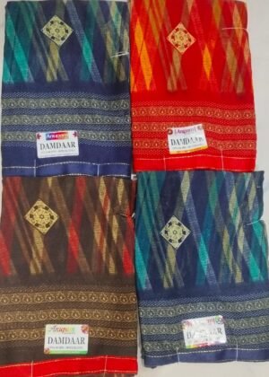 Synthetic Saree Anupam Damdar