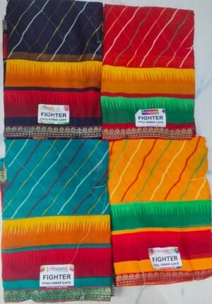 Synthetic Saree Anupam Fighter