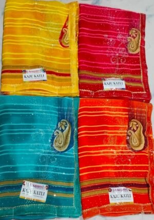 Synthetic Saree Anupam Kaju Katli